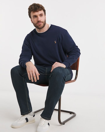 Polo Ralph Lauren Navy Long Sleeve Soft Cotton T-Shirt