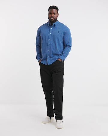 Polo Ralph Lauren Royal Long Sleeve Jersey Stretch Shirt