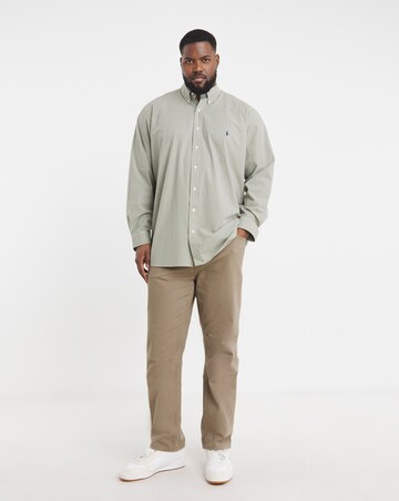 Polo Ralph Lauren Long Sleeve Gingham Stretch Poplin Shirt - Green Multi