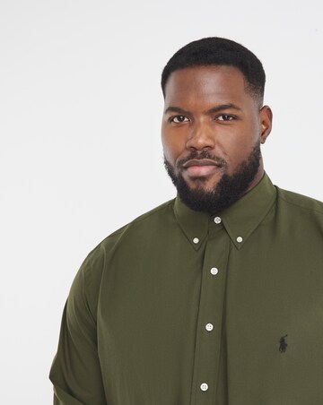 Polo Ralph Lauren Long Sleeve Stretch Poplin Shirt - Green