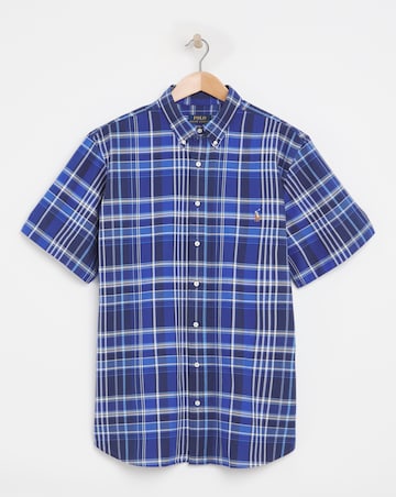 Polo Ralph Lauren Blue Check Short Sleeve Shirt