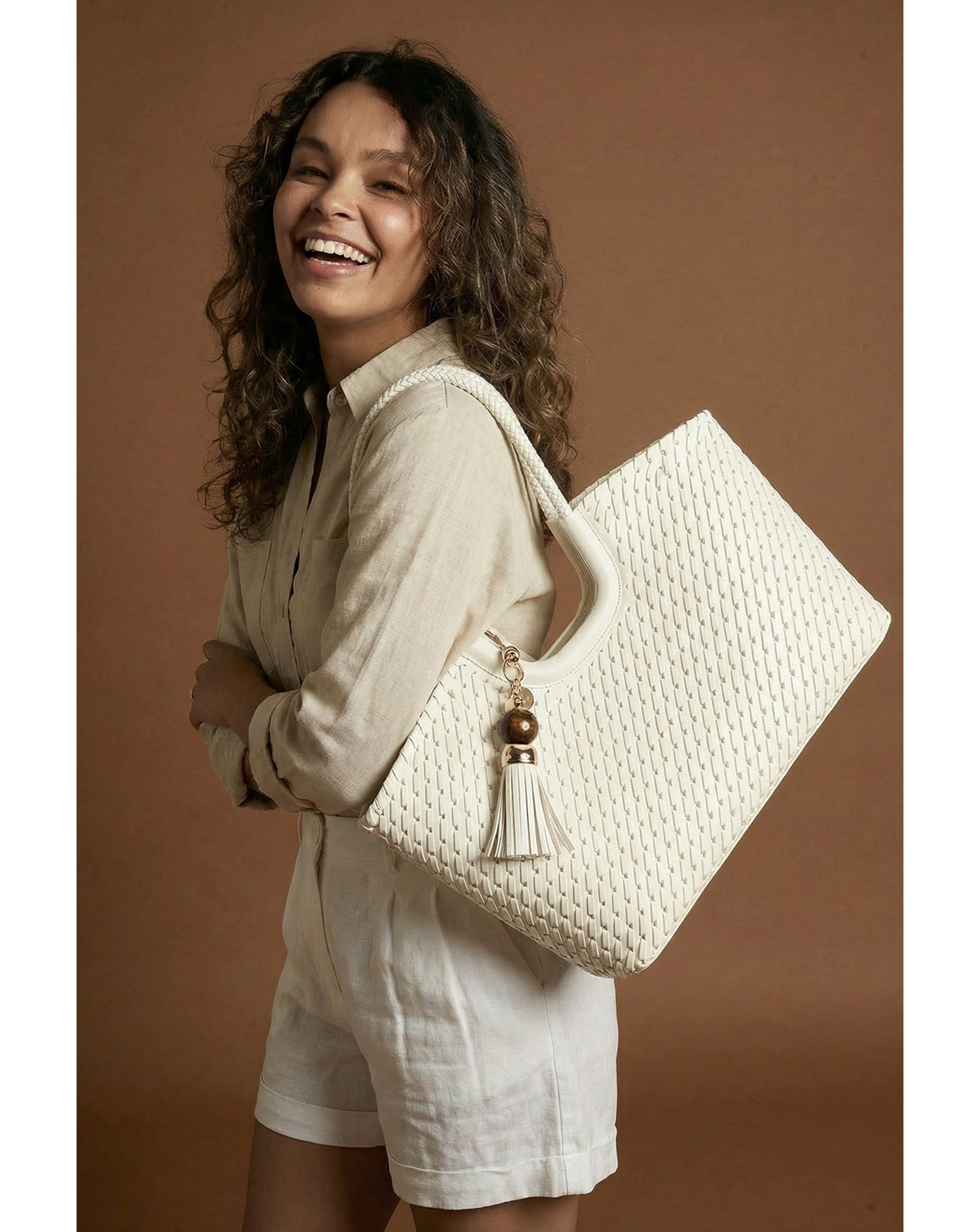 Luella Grey Lillie Whipstitch Tote