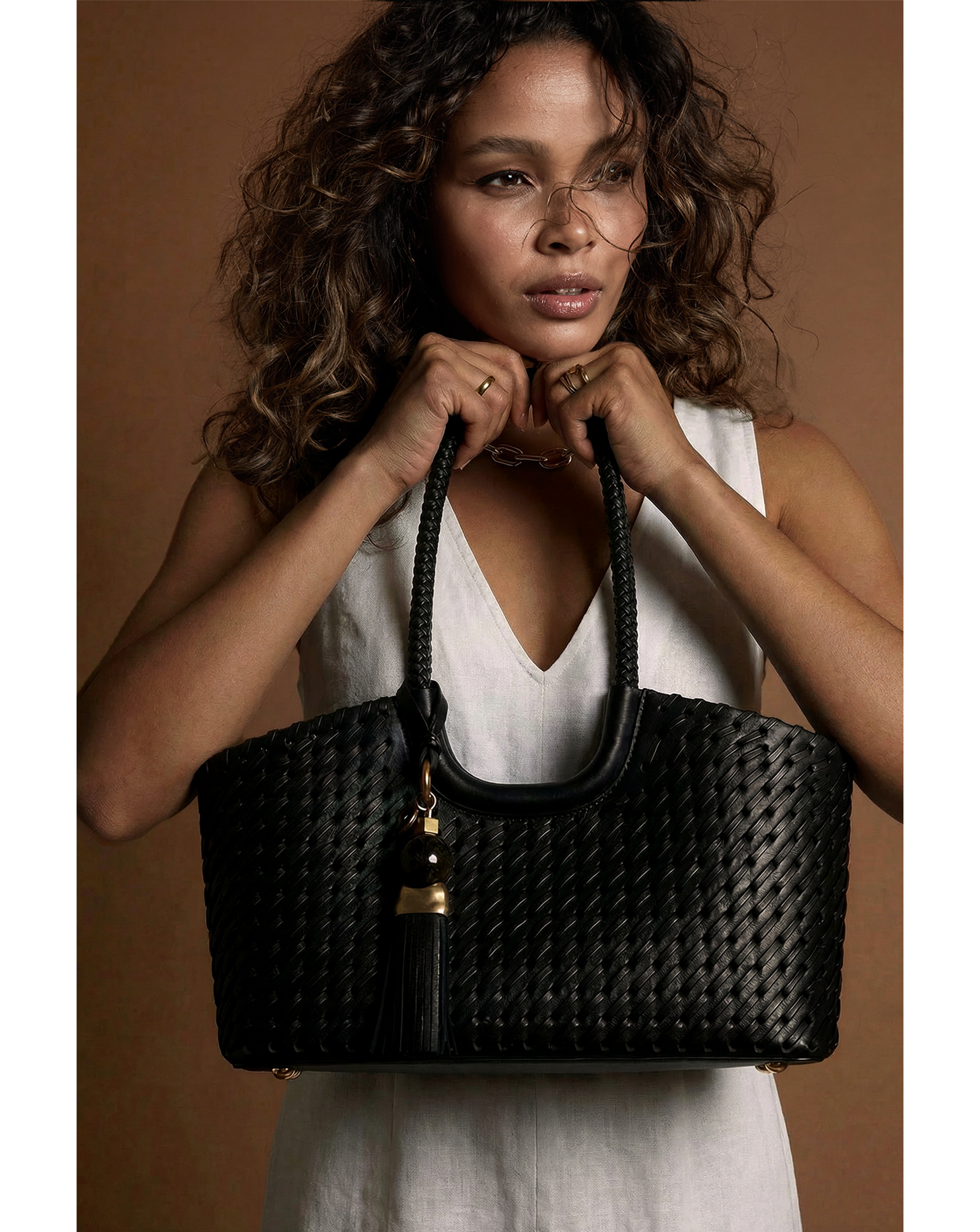 Luella Grey Paige Small Whipstitch Tote