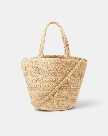 Accessorize Starfish Raffia Bag