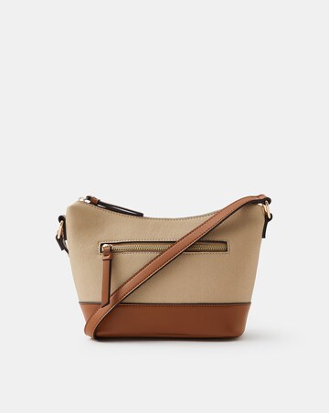 Accessorize Two Tone Canvas Crossbody