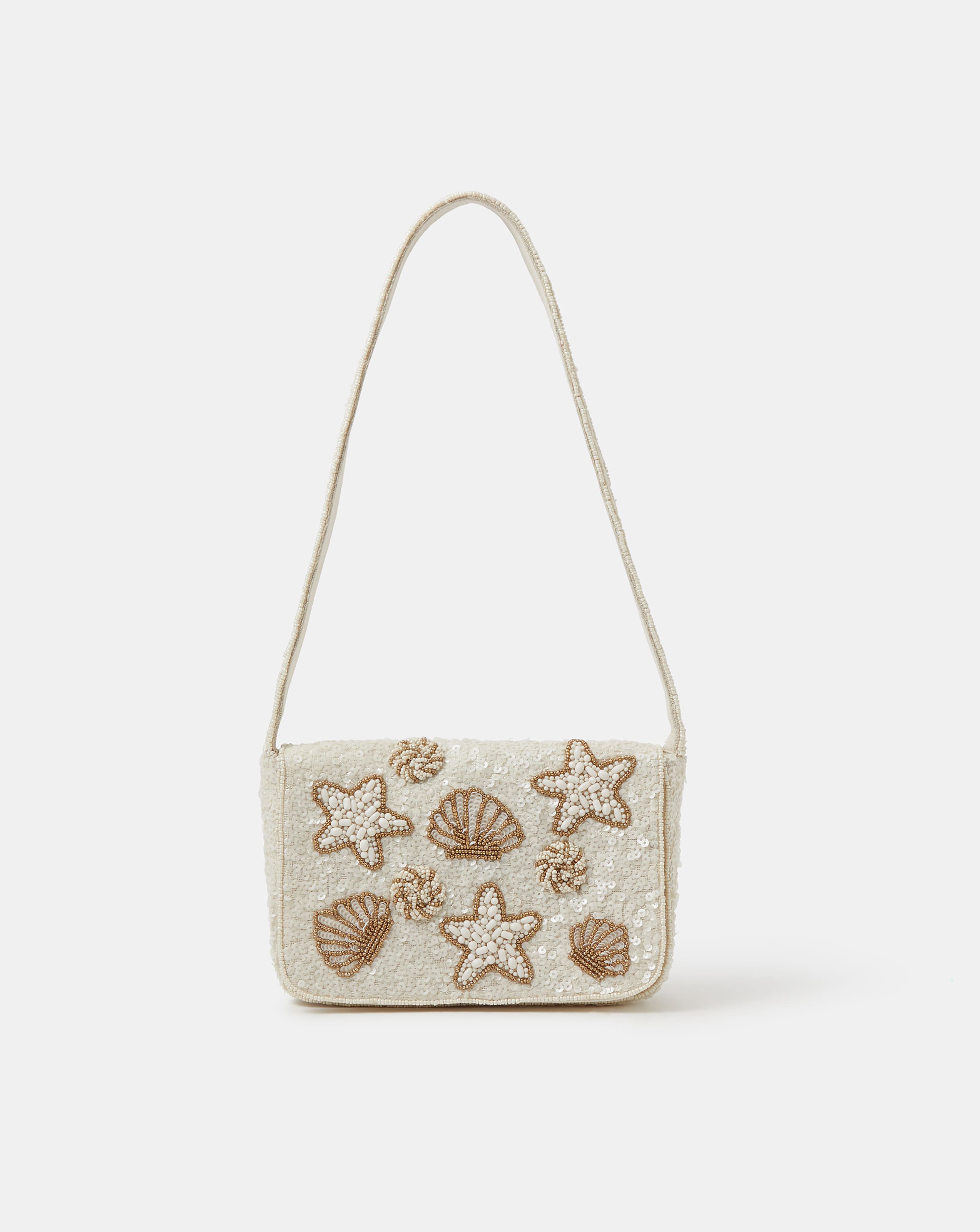 Accessorize Seashell Sequin Shoulder Bag