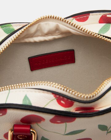 Accessorize Cherry Print Heart Crossbody