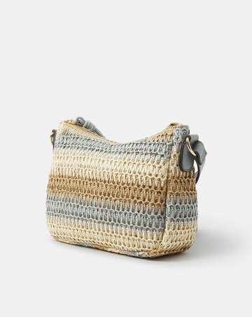 Accessorize Stripe Woven Cross Body Bag