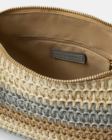 Accessorize Stripe Woven Cross Body Bag