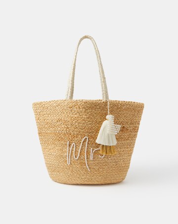 Accessorize Mrs Jute Beach Bag