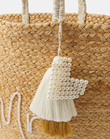 Accessorize Mrs Jute Beach Bag