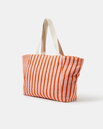 Accessorize Slogan Stripe Beach Tote Bag