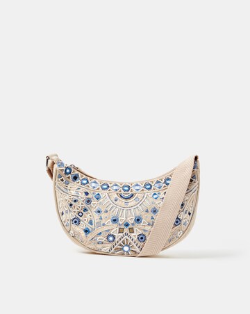 Accessorize Embroidered Sling Crossbody