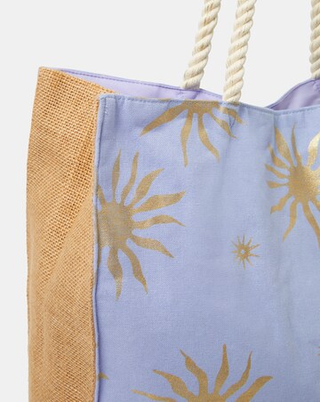 Accessorize Sun Print Beach Tote Bag