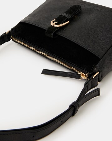 Accessorize Buckle Leather Crossbody Bag