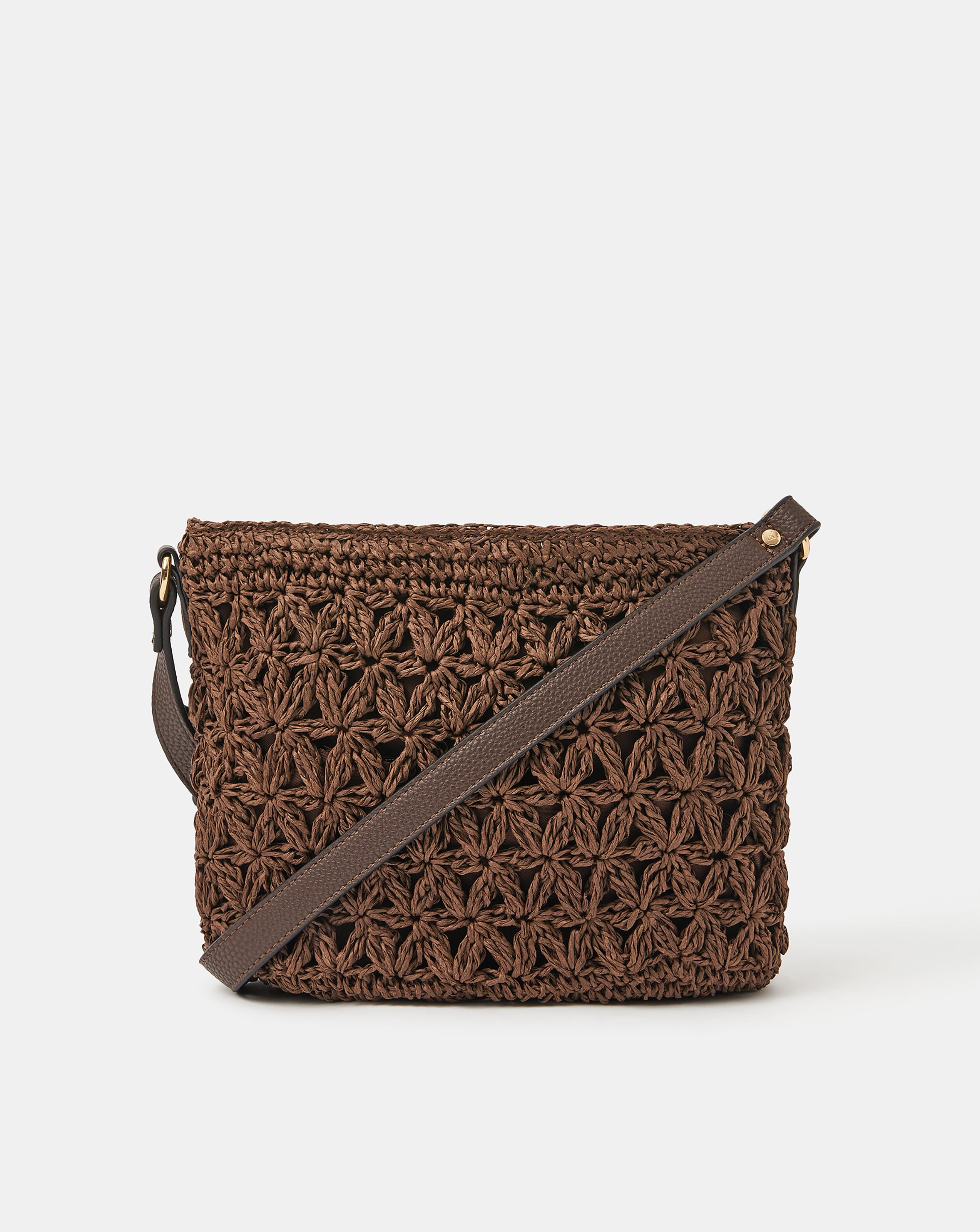 Accessorize Raffia Crossbody Bag