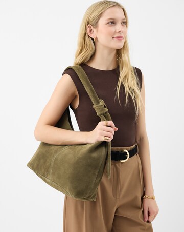 Accessorize Slouchy Knot Leather Bag
