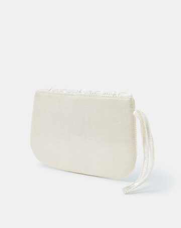 Accessorize Pearl Beaded Clutch Bag
