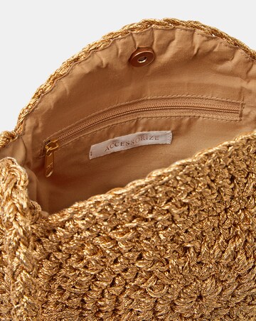 Accessorize Shell Macrame Crossbody Bag