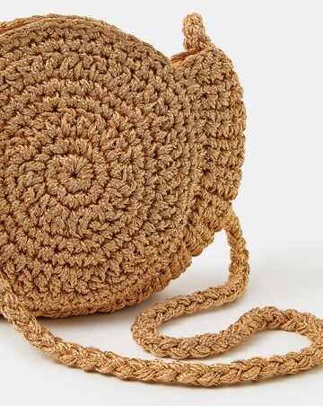 Accessorize Shell Macrame Crossbody Bag