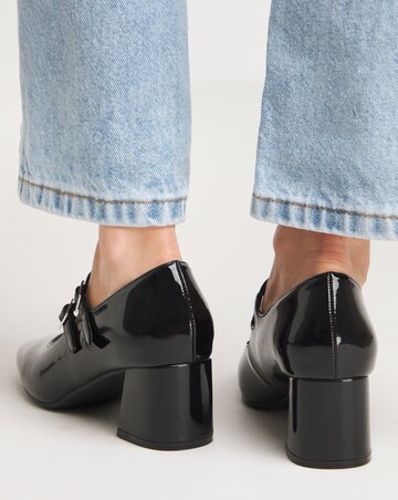 Kody Mary Jane Block Heeled Shoes Extra Wide EEE Fit