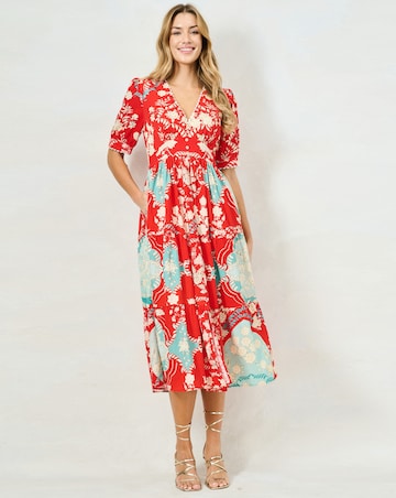 HOPE & IVY AMAL MIDAXI DRESS