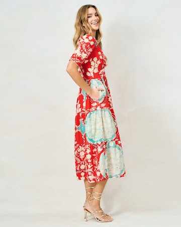 HOPE & IVY AMAL MIDAXI DRESS