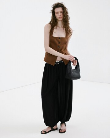 Mango Linen Suit Waistcoat