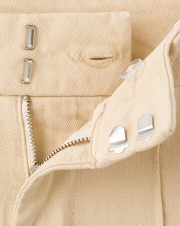 Mango High-Waisted Wide Leg Jeans With Stitching