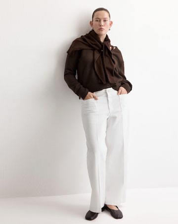 Mango Jessie Wide Leg Jeans With Pockets