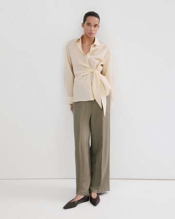 Mango High-Waisted Lyocell Trousers