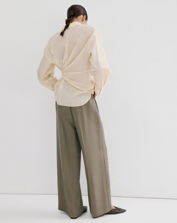 Mango High-Waisted Lyocell Trousers