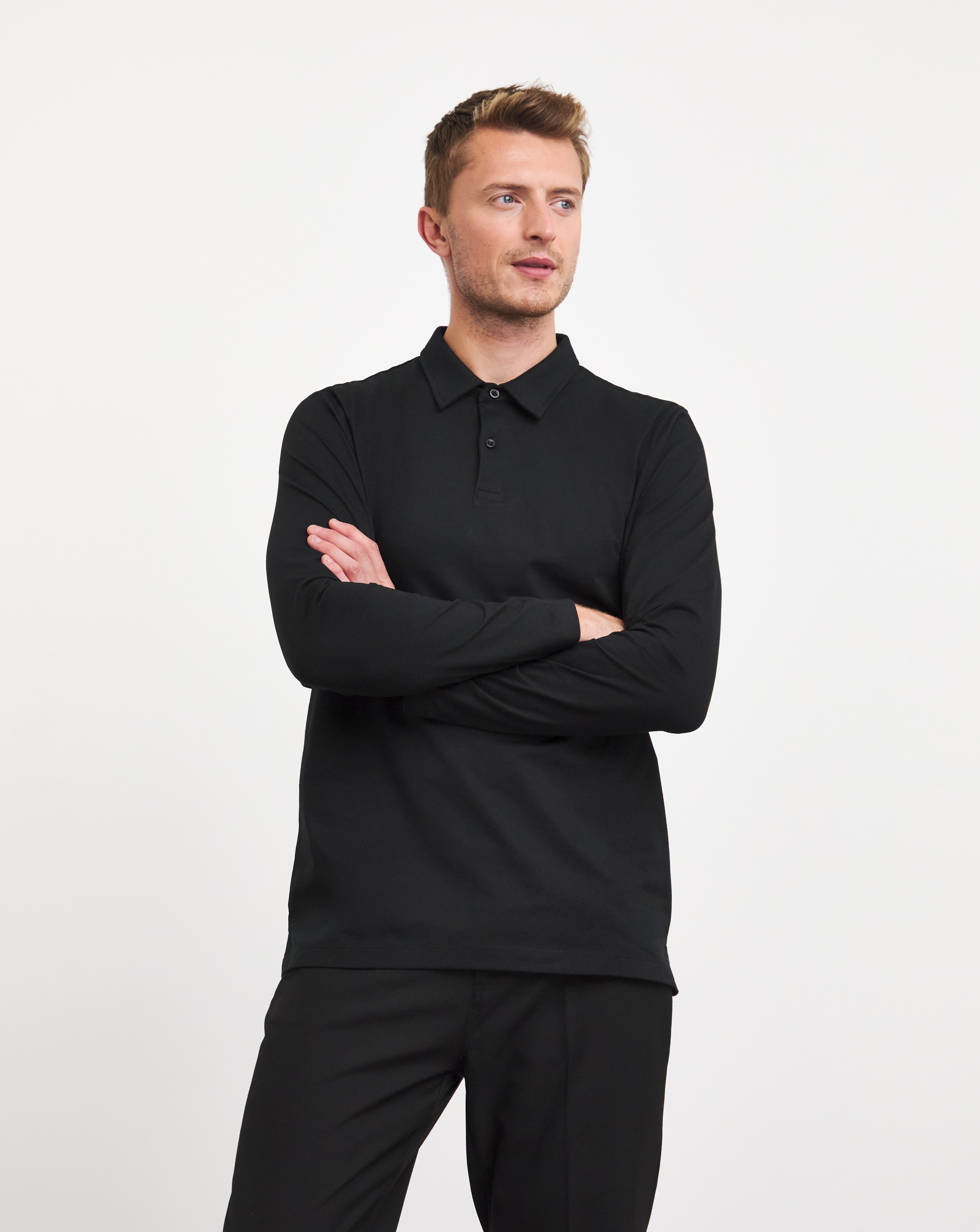 Long Sleeve Jersey Polo