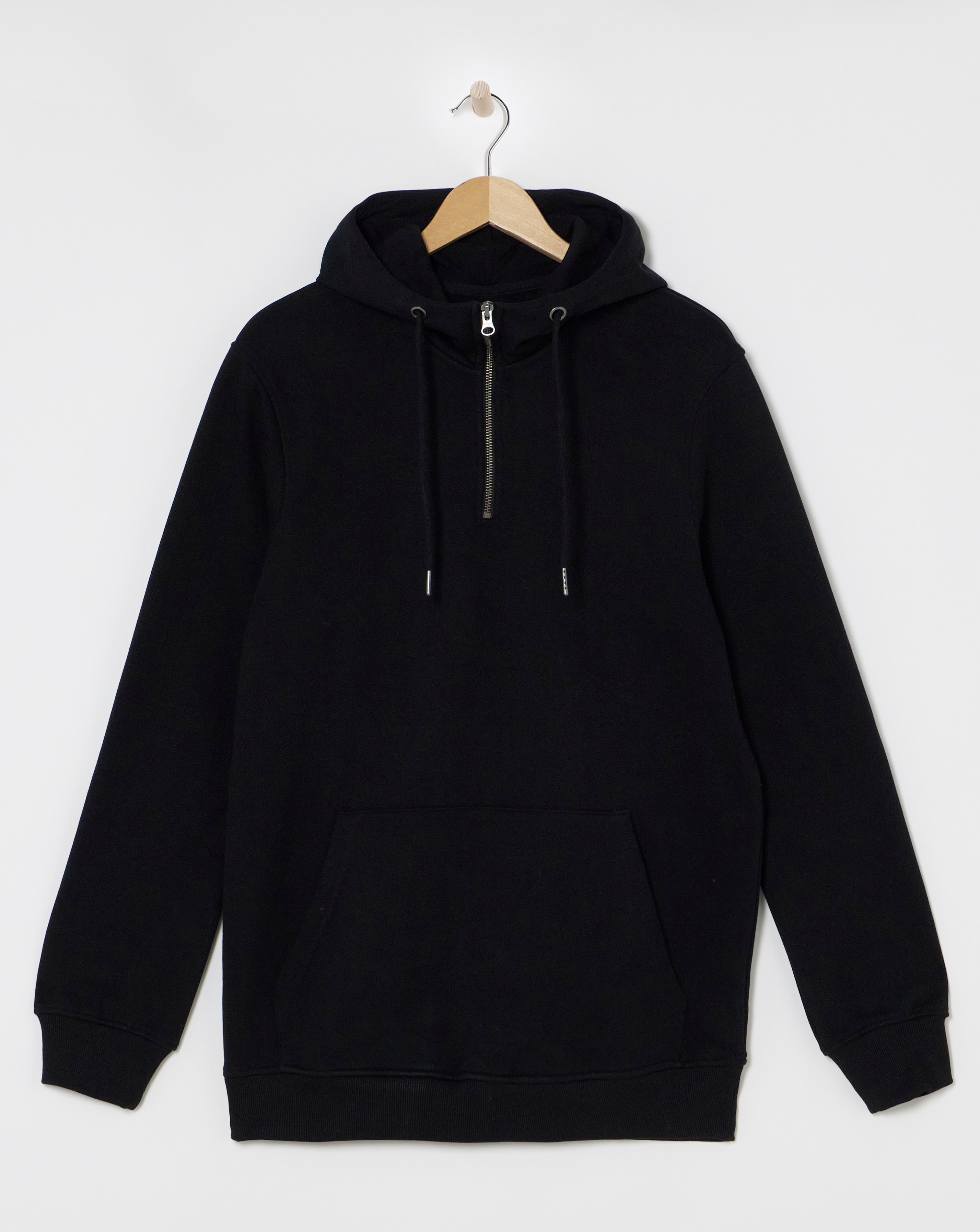 1/4 Zip Hoodie Long