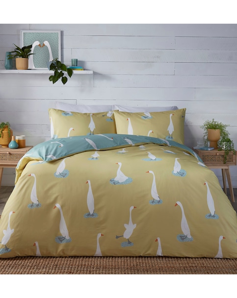 Fusion Puddles Duck Duvet Set