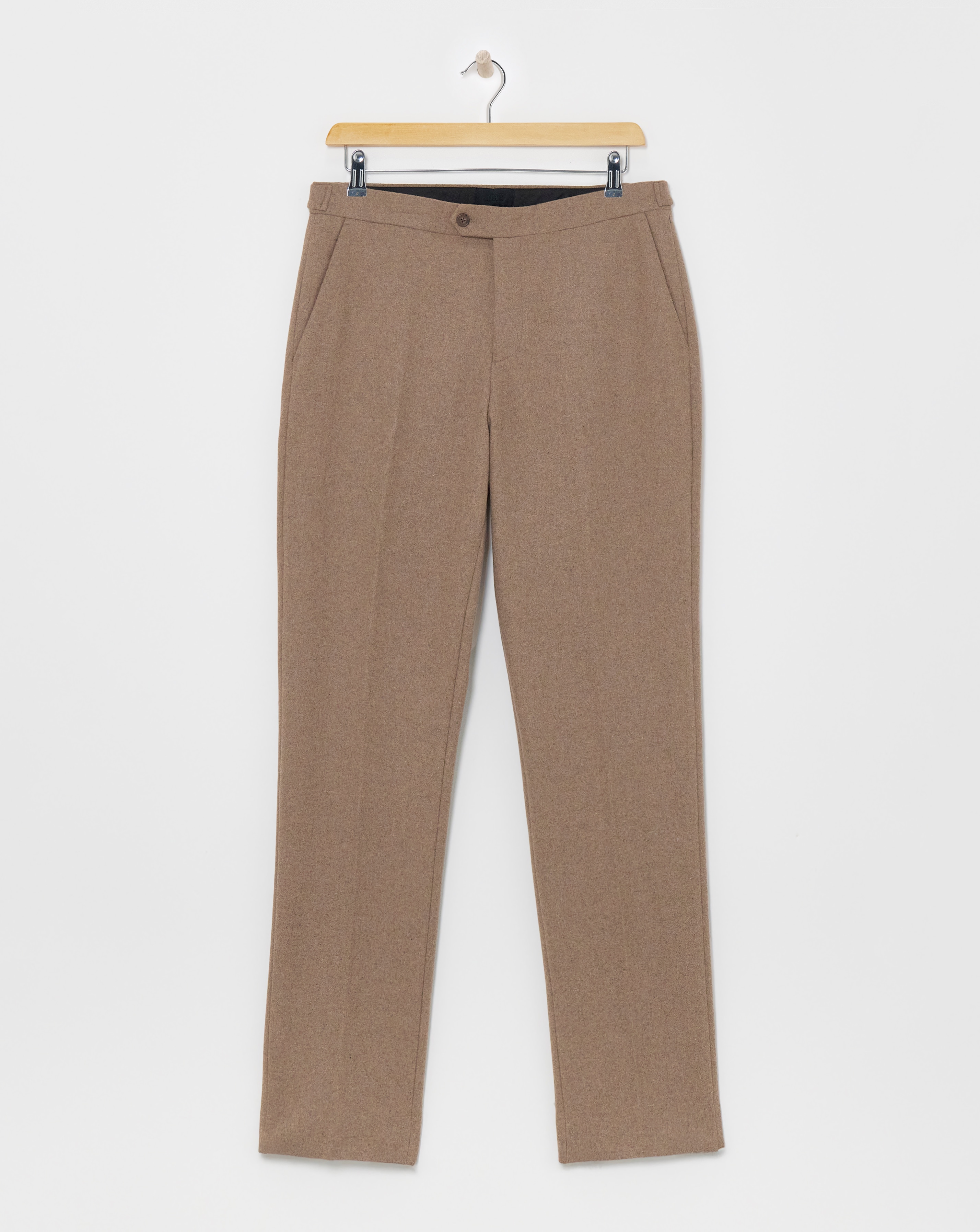 Herringbone Tweed Regular Suit Trouser