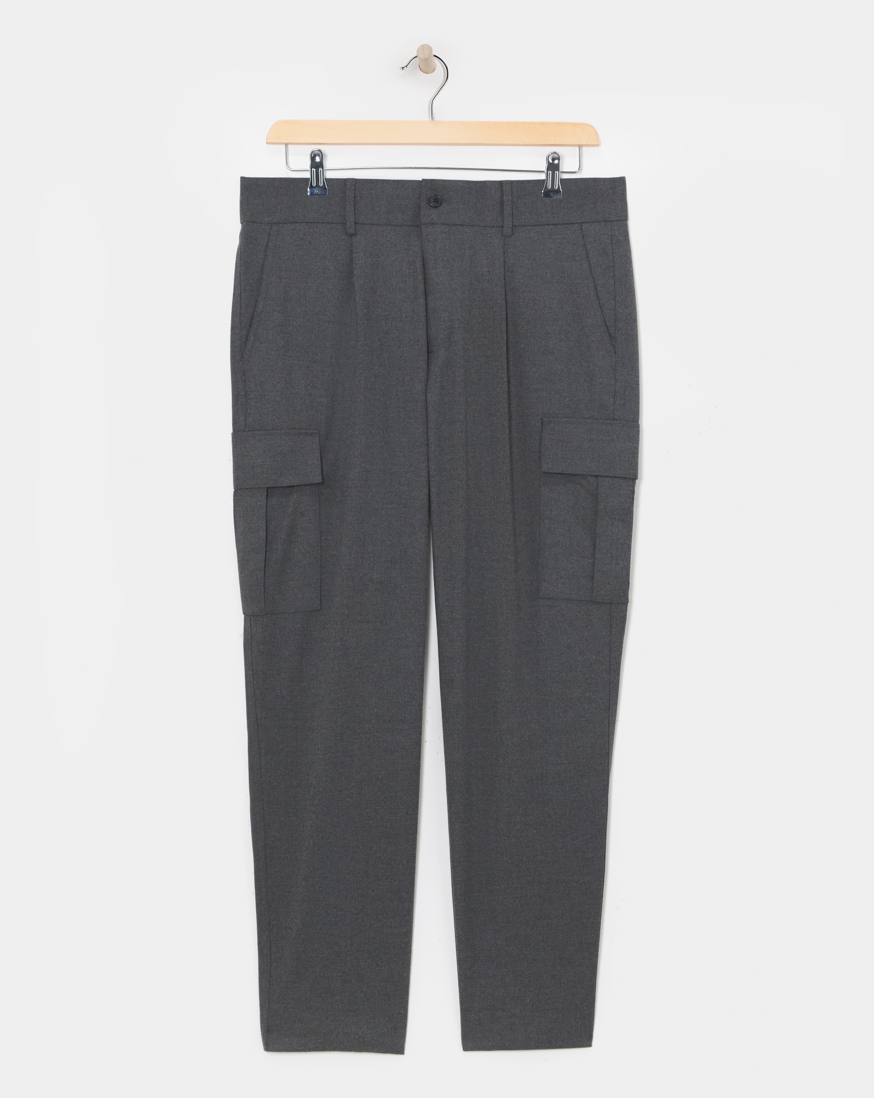 Tailored Flannel Cargo Trouser