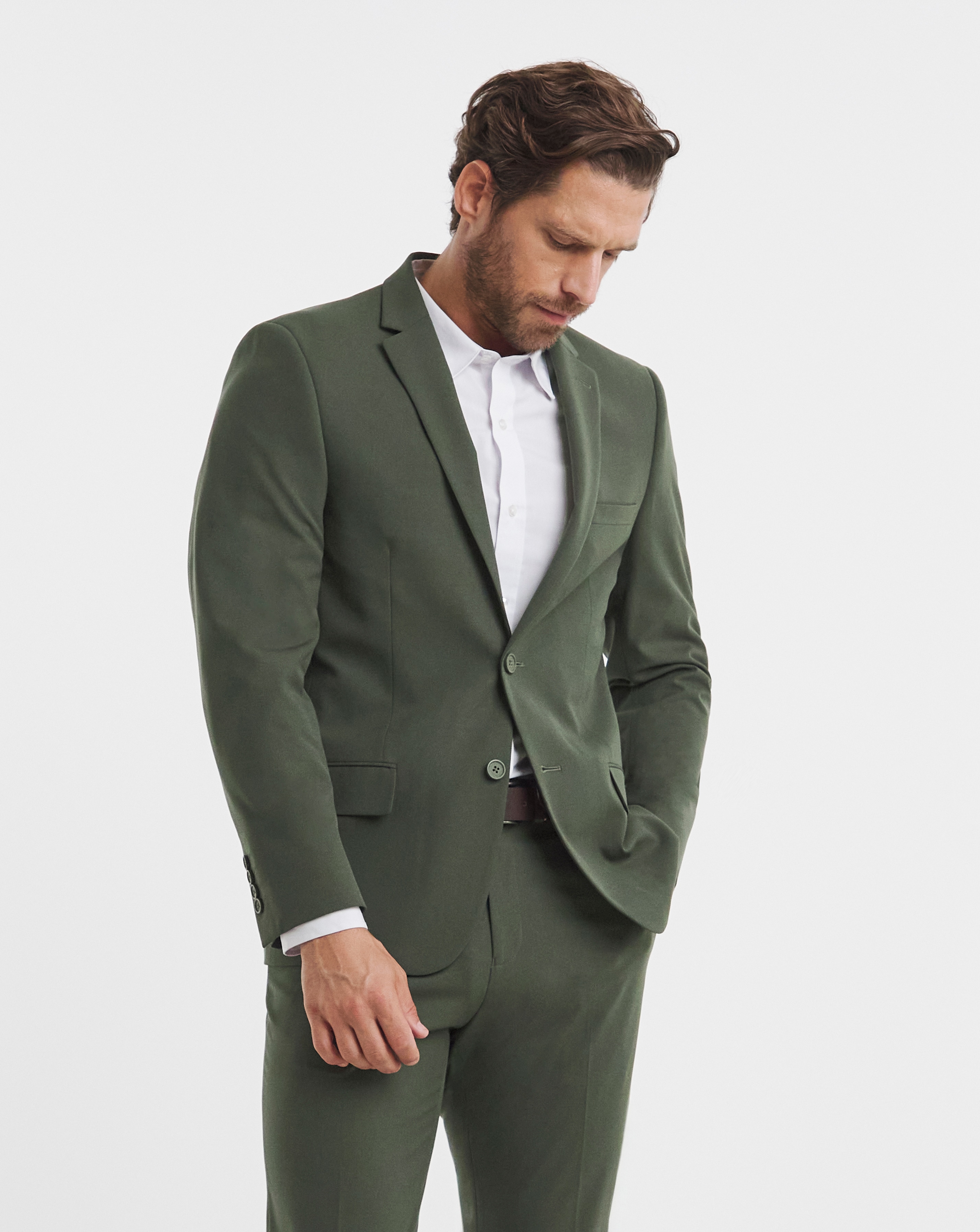 Tailored Fit Stretch Suit Jacket
