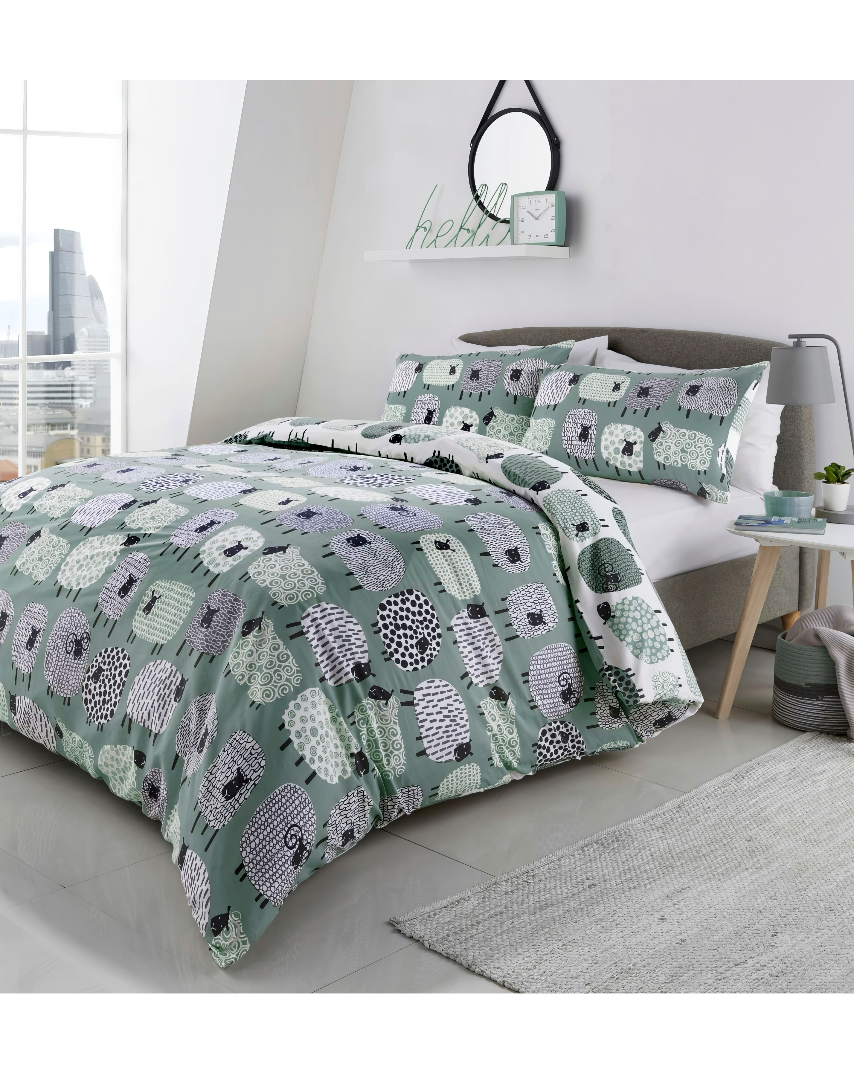 Fusion Dotty Sheep Duvet Set