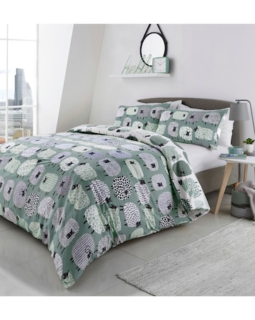 Fusion Dotty Sheep Duvet Set