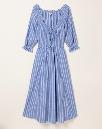 FatFace Camille Stripe Midi Dress