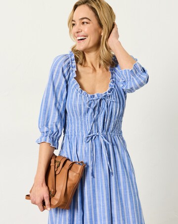 FatFace Camille Stripe Midi Dress