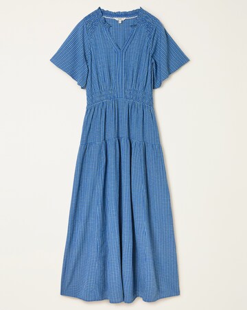 FatFace Rowen Check Midi Dress