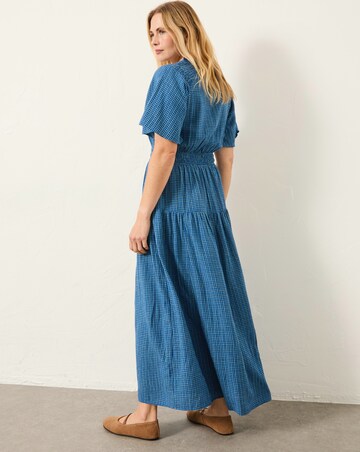 FatFace Rowen Check Midi Dress