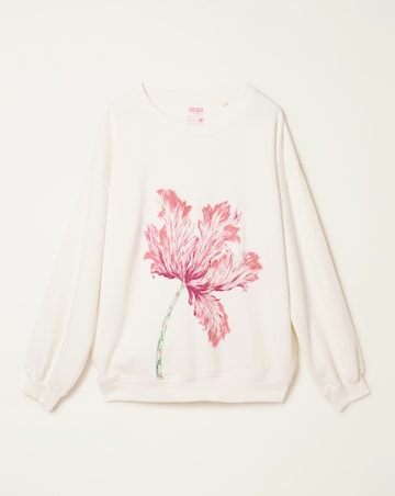 FatFace Alex Painterly Crew Jumper