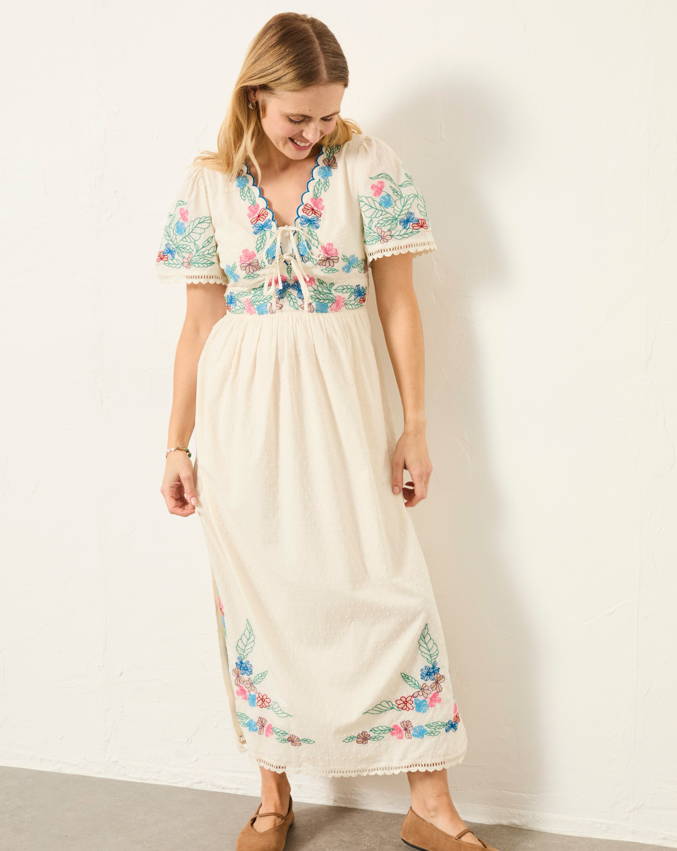 New In - FatFace Lea Midi