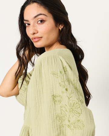 FatFace Rosalie Embroidered Blouse