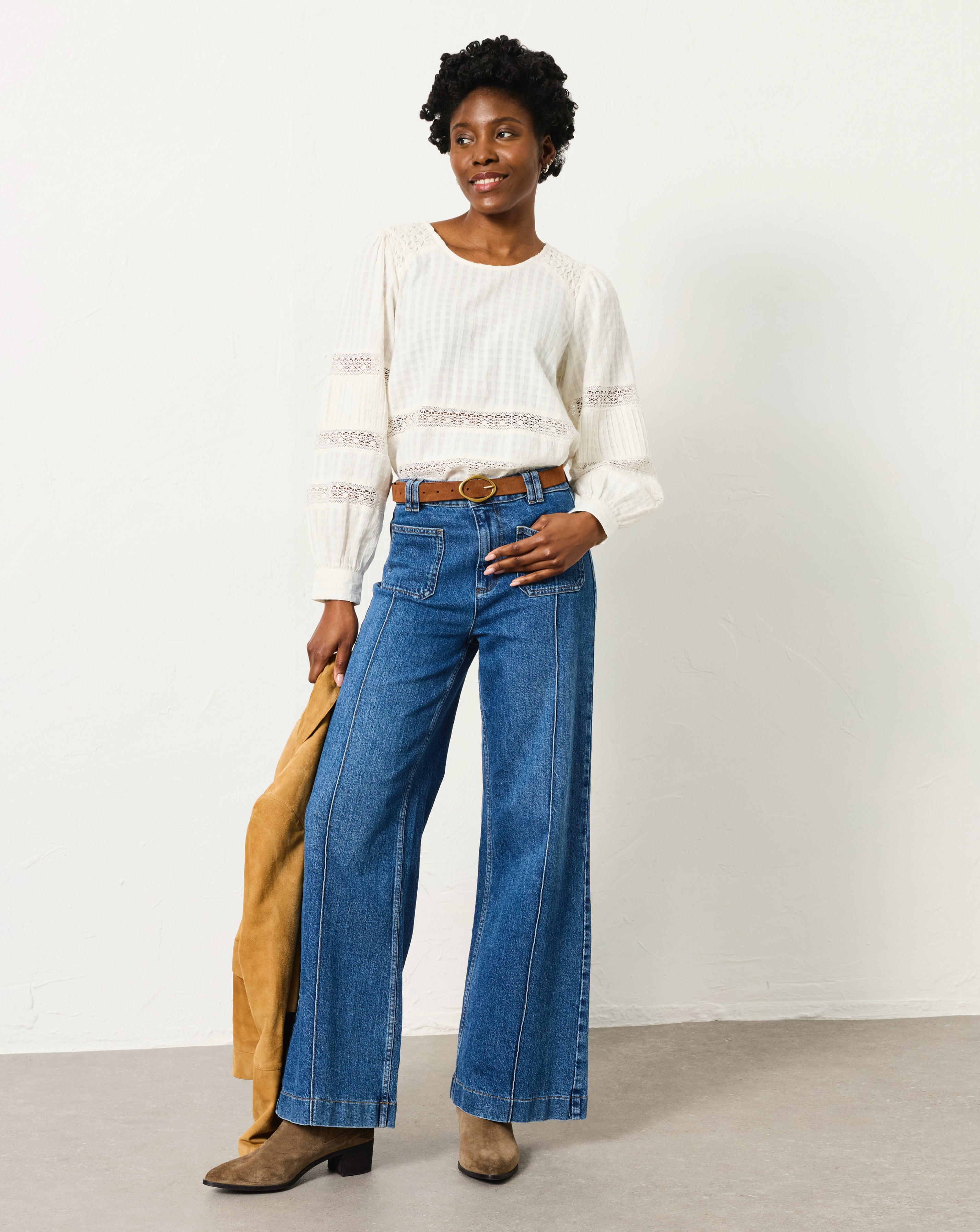 New In - FatFace Honey Blouse