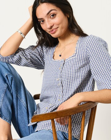 FatFace Sofia Gingham Blouse