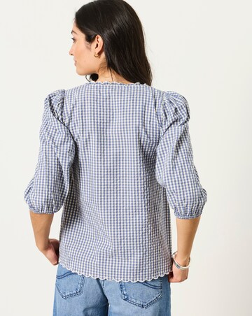 FatFace Sofia Gingham Blouse